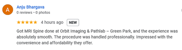 Diagnostic Lab in Green Park-Review for Orbit Imaging & Pathlab by Anju Diagnostic Lab in Green Park-Review for Orbit Imaging & Pathlab by Anju