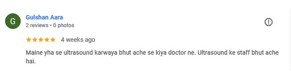 Ultrasound lab in Delhi-Review for Orbit Imaging & Pathlab by Gulshan