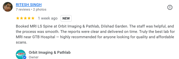 Orbit Imaging-Dilshad garden reviews- Ritesh Singh