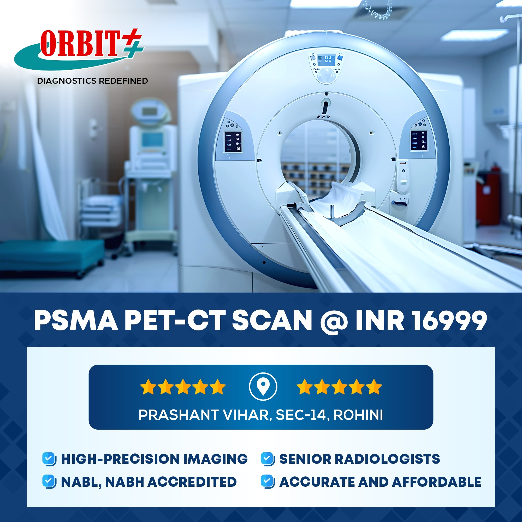 PSMA PET-CT Scan in Delhi